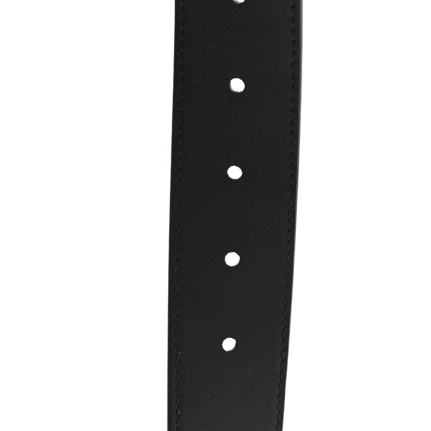Piuma Calfskin Jumbo GG Embossed 35mm Belt 80 32 Black - Image 4