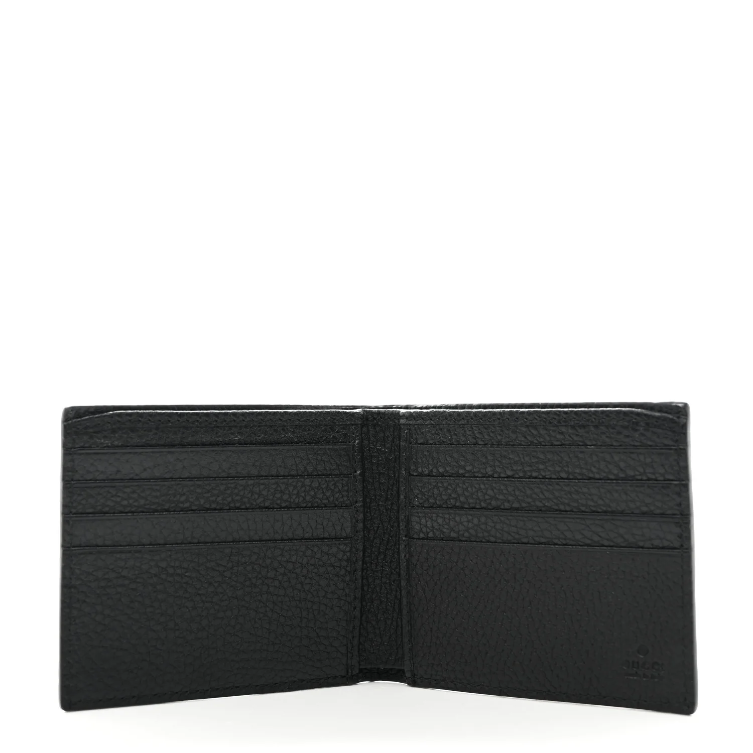 Piuma Calfskin Jumbo GG Embossed Wallet Black - Image 5