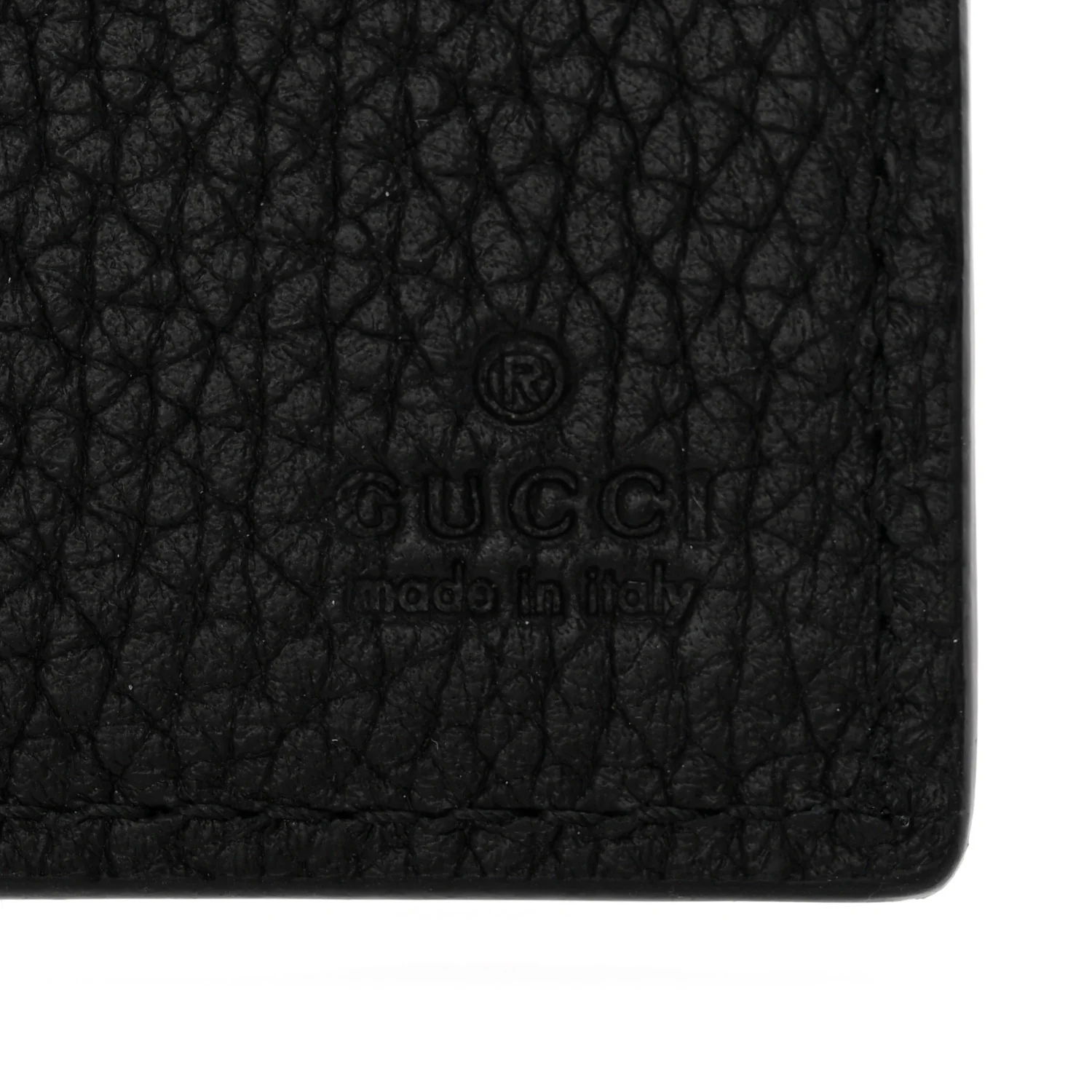 Piuma Calfskin Jumbo GG Embossed Wallet Black - Image 6