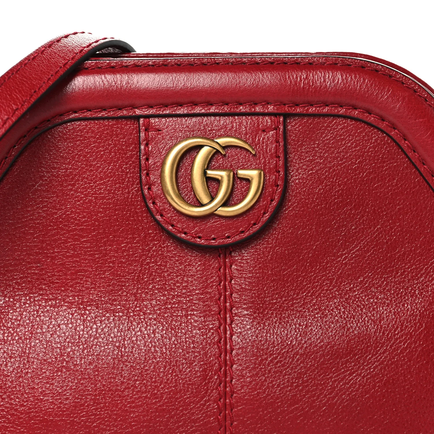 Piuma Lux Calfskin Small Re(Belle) Crossbody Bag Romantic Cerise - Image 8