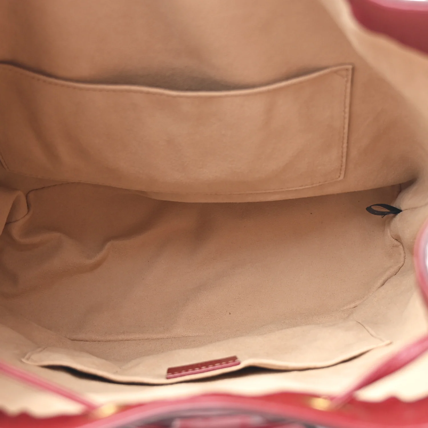 Piuma Lux Energy Medium Re(Belle) Convertible Bucket Bag Hibiscus Red - Image 5