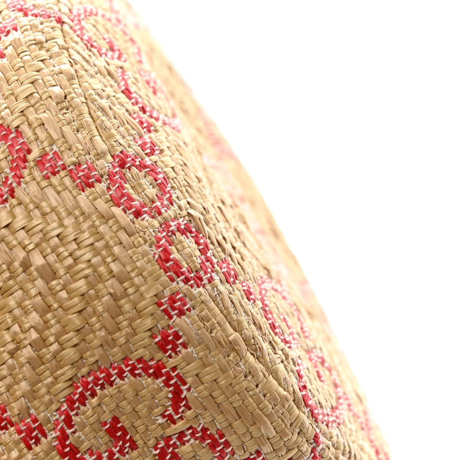 Raffia GG Monogram Embroidered Fedora Hat S Beige Pink - Image 10