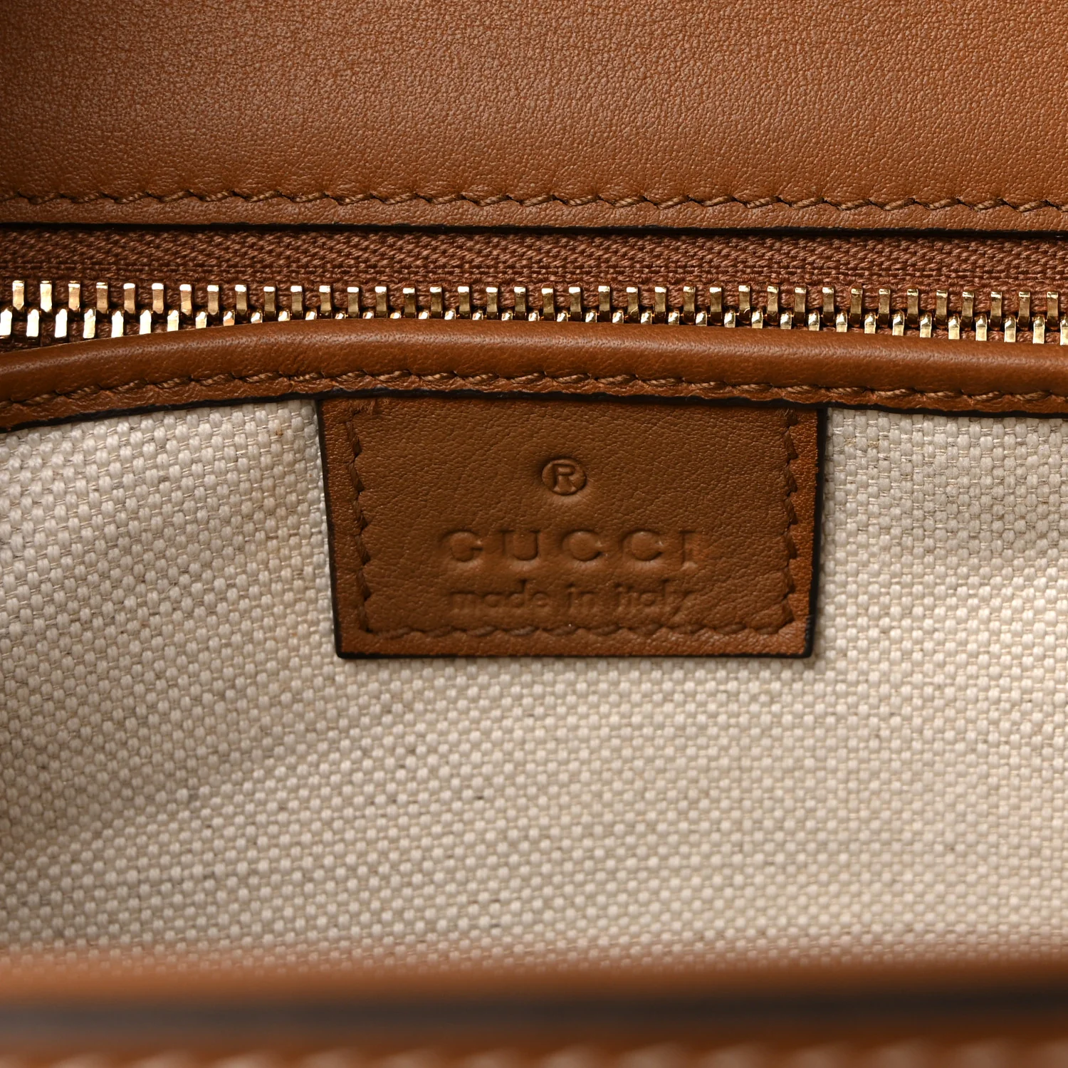 Raffia GG Supreme Monogram Calfskin Small Bamboo 1947 Top Handle Bag Natural - Image 6