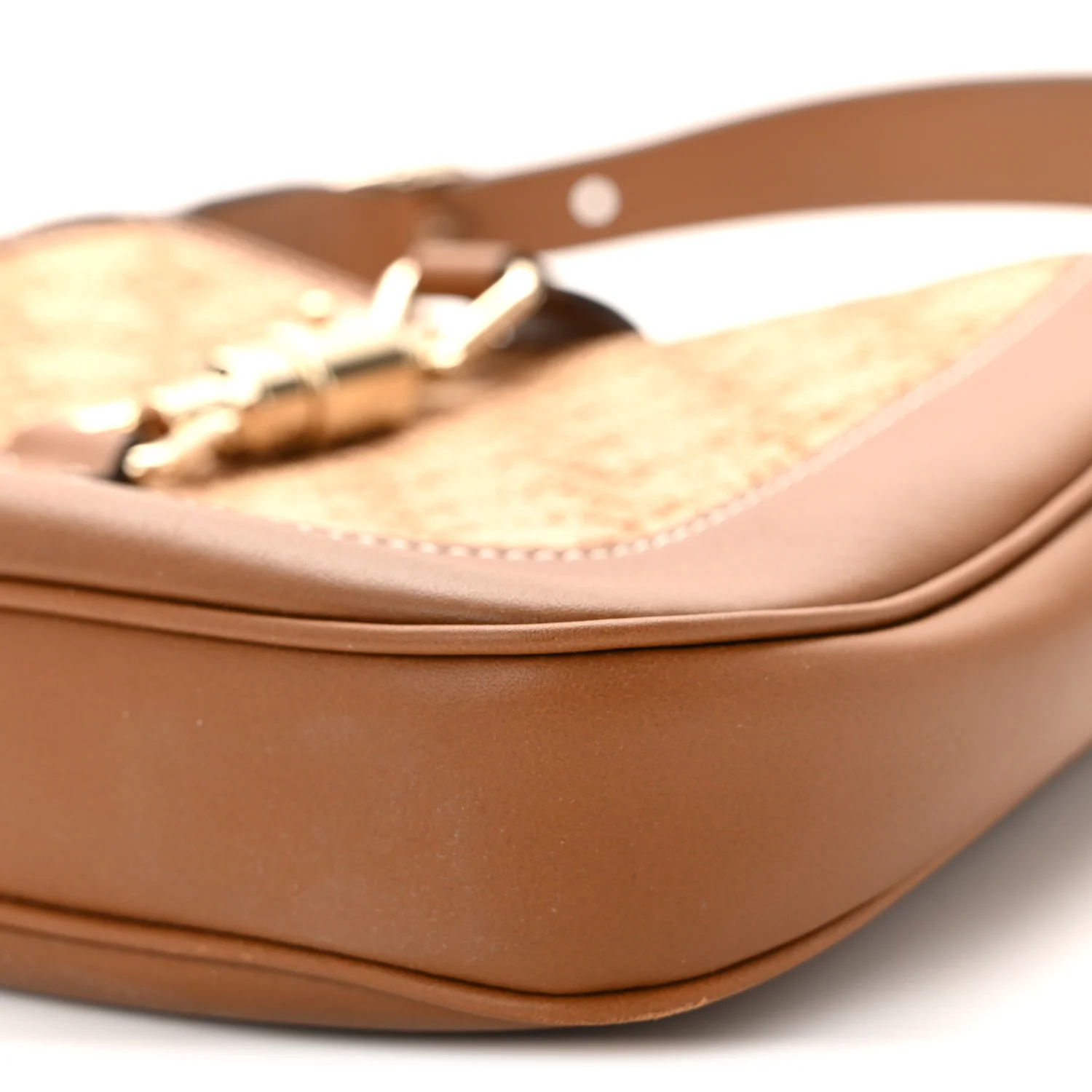 Raffia GG Supreme Monogram Calfskin Small Jackie 1961 Hobo Natural - Image 10