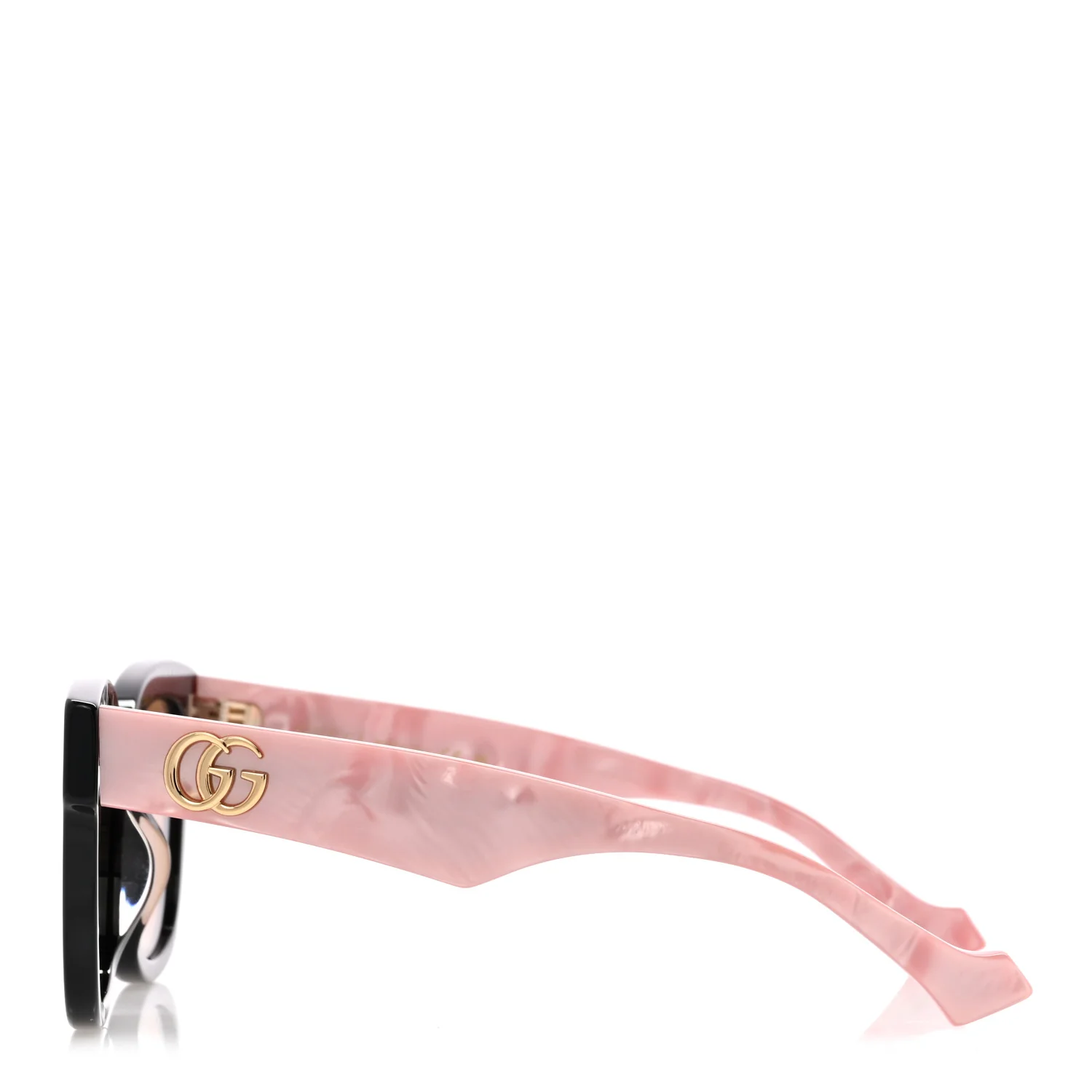 Rectangle 52mm Frame Sunglasses GG0998/S Black Pink - Image 3