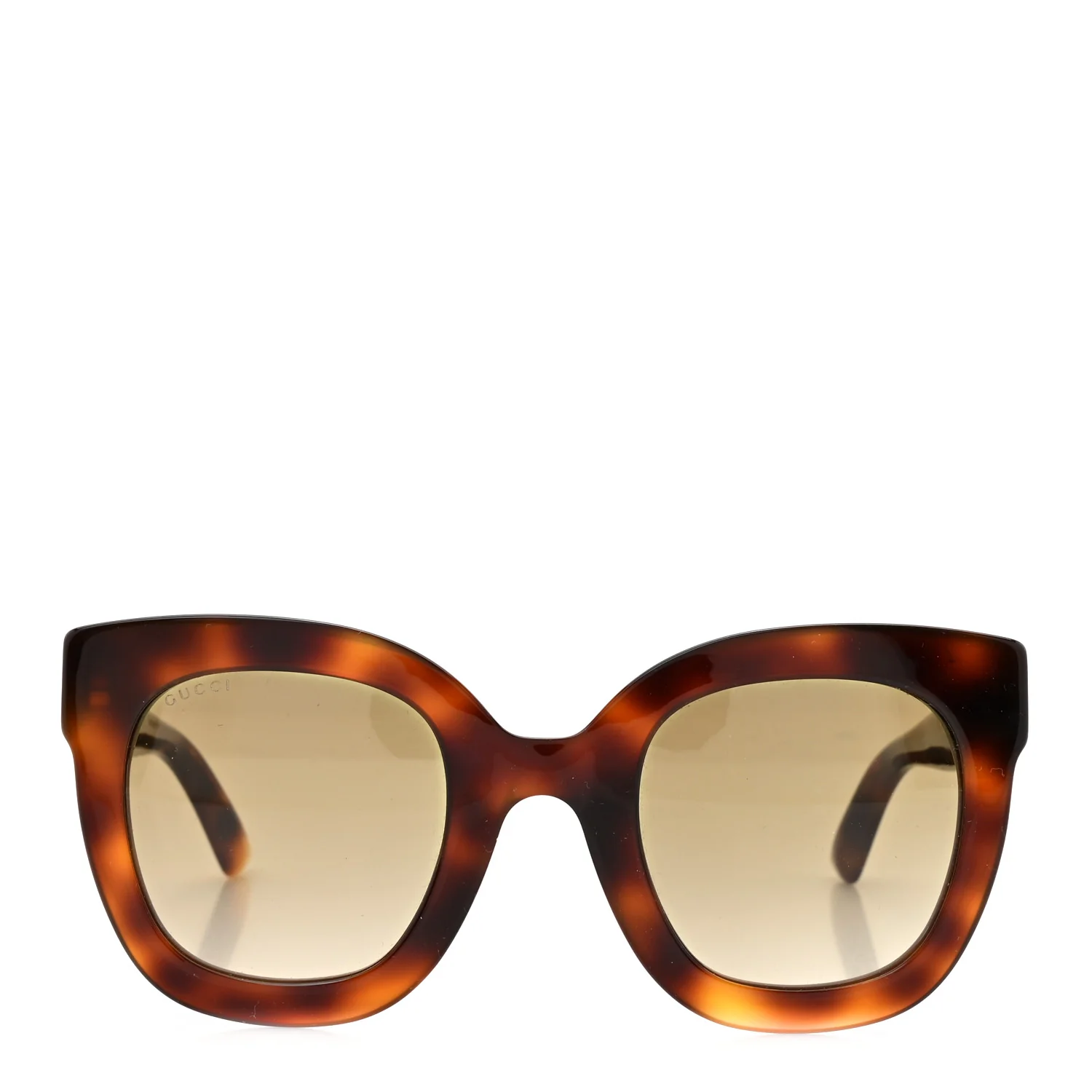 Round Frame Star Sunglasses GG0208S Tortoise - Image 2