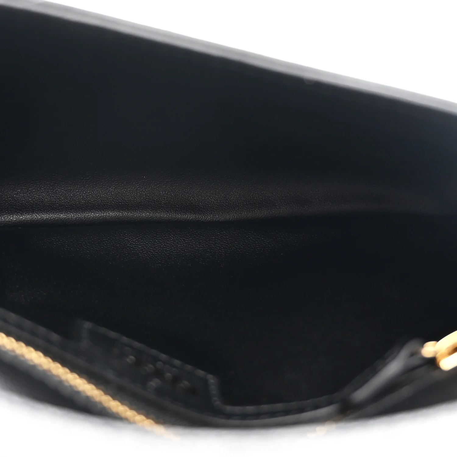Roxy Calfskin Blondie Chain Shoulder Flap Bag Black - Image 5