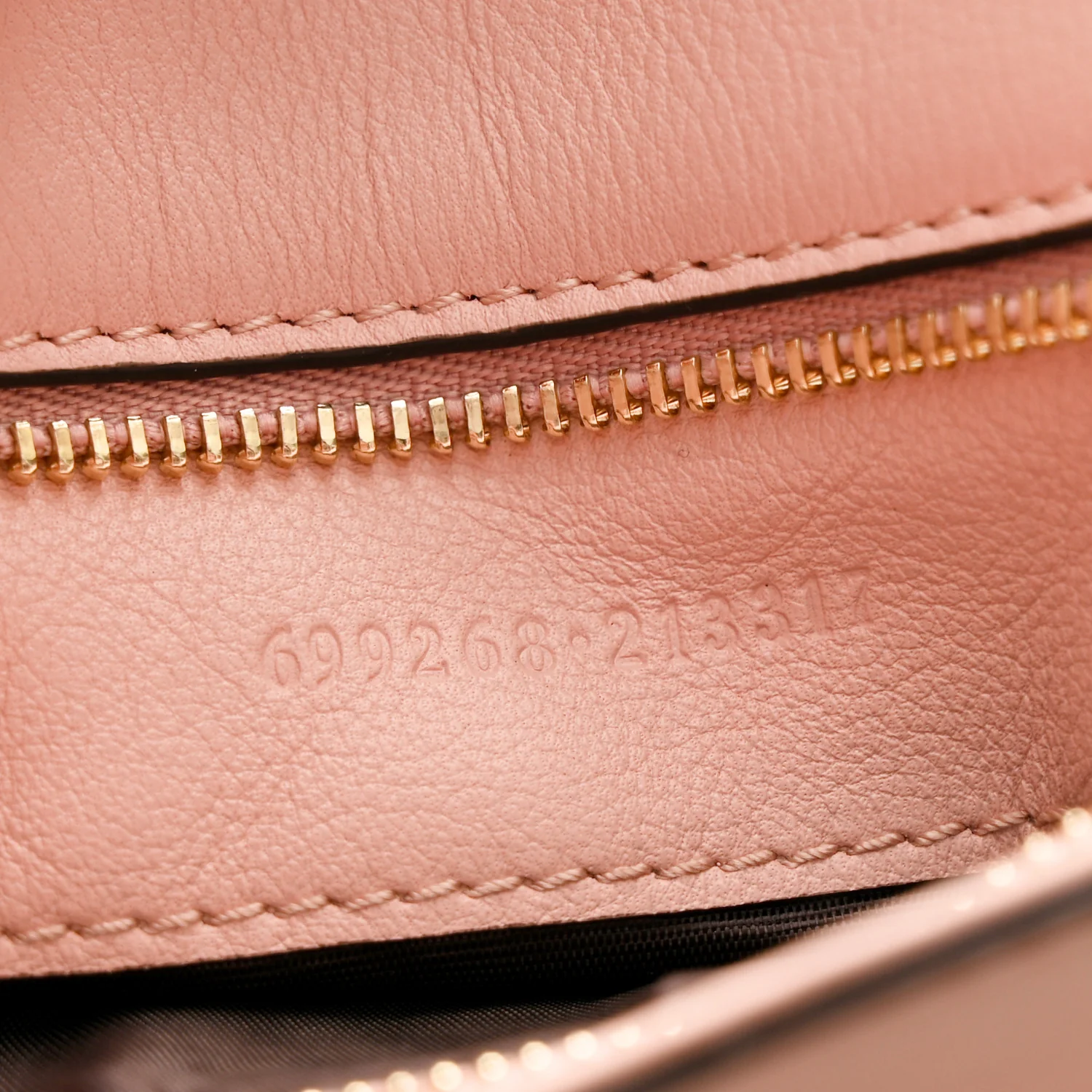 Roxy Calfskin Blondie Chain Shoulder Flap Bag Powder Pink - Image 7