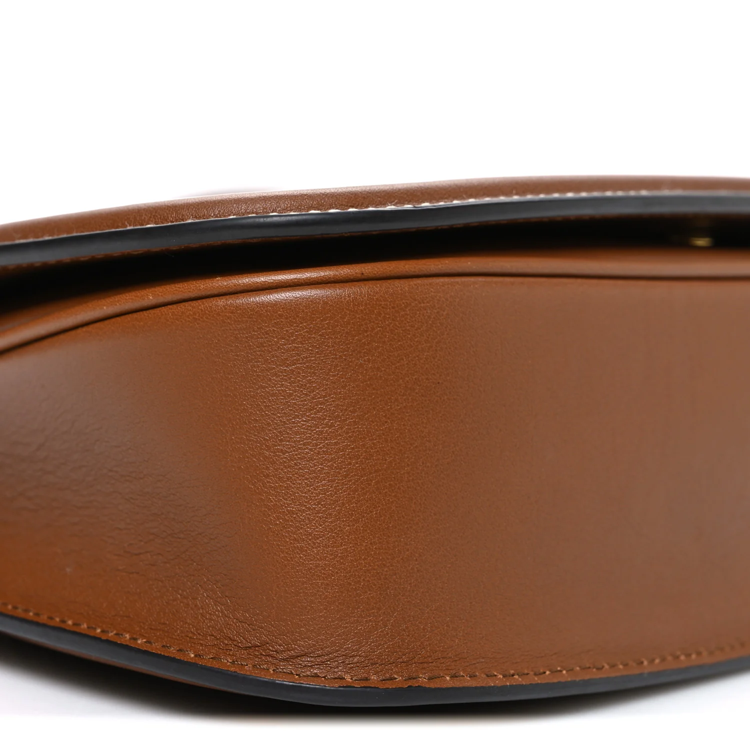 Roxy Calfskin Medium Blondie Top Handle Bag Brown - Image 9