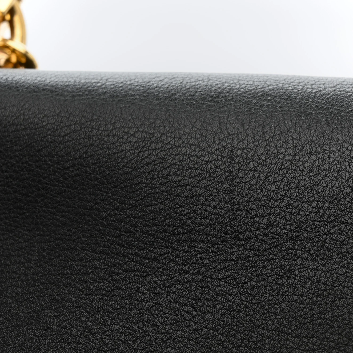 Roxy Calfskin Web Medium Studded Blondie Shoulder Flap Bag Black - Image 14