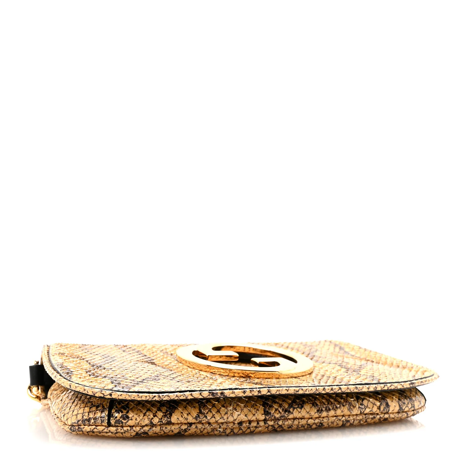 Roxy Snakeskin Blondie Chain Shoulder Flap Bag Roccia - Image 4
