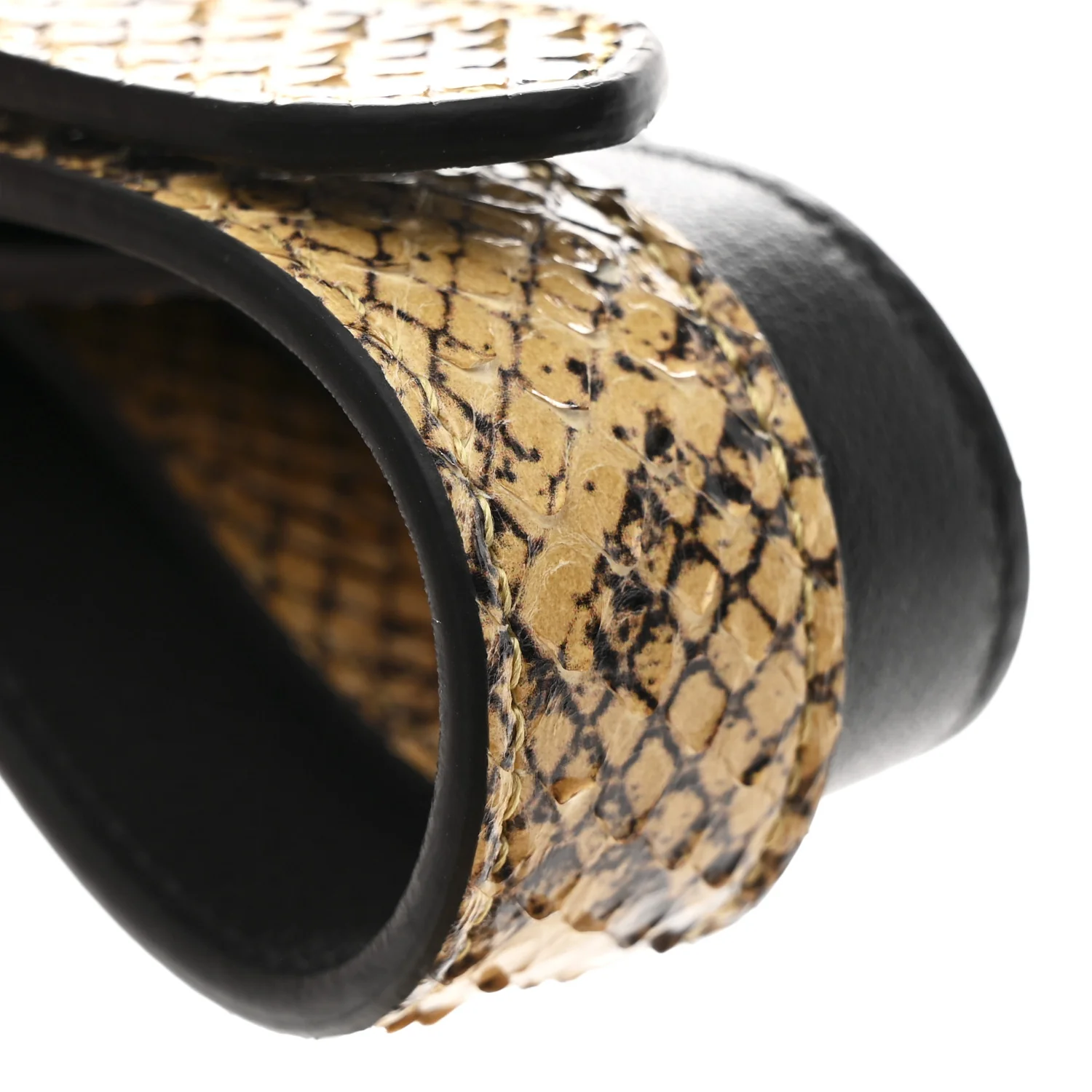 Roxy Snakeskin Blondie Chain Shoulder Flap Bag Roccia - Image 12