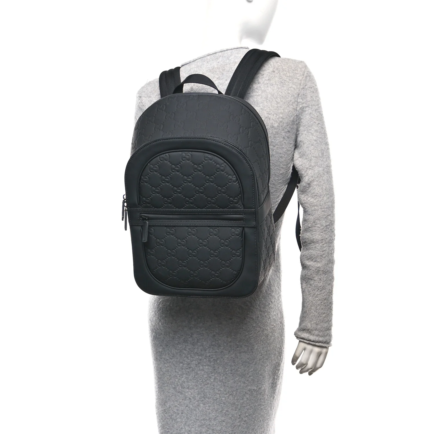 Rubber GG Backpack Black - Image 2