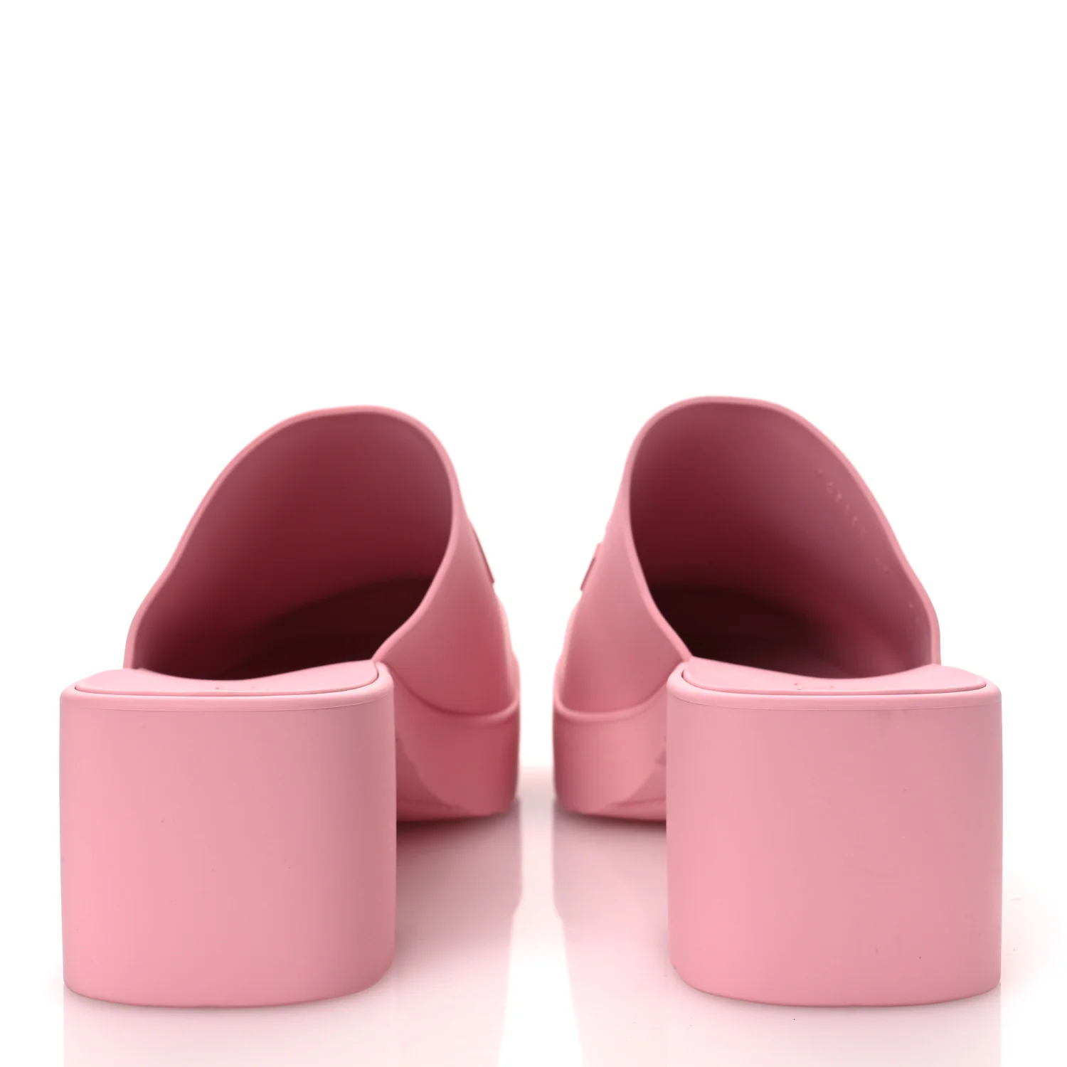 Rubber Gucci Logo Womens Platform 20/60mm Slide Sandals 41 Wild Rose - Image 6