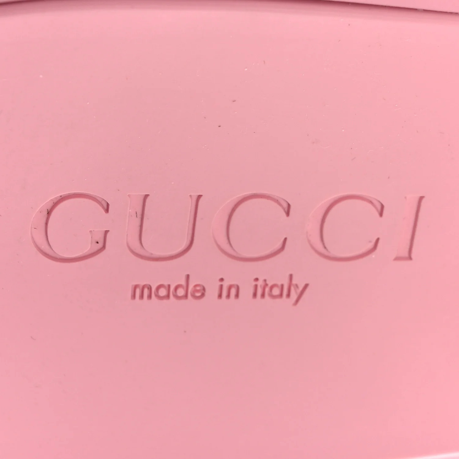 Rubber Gucci Logo Womens Platform 20/60mm Slide Sandals 41 Wild Rose - Image 9