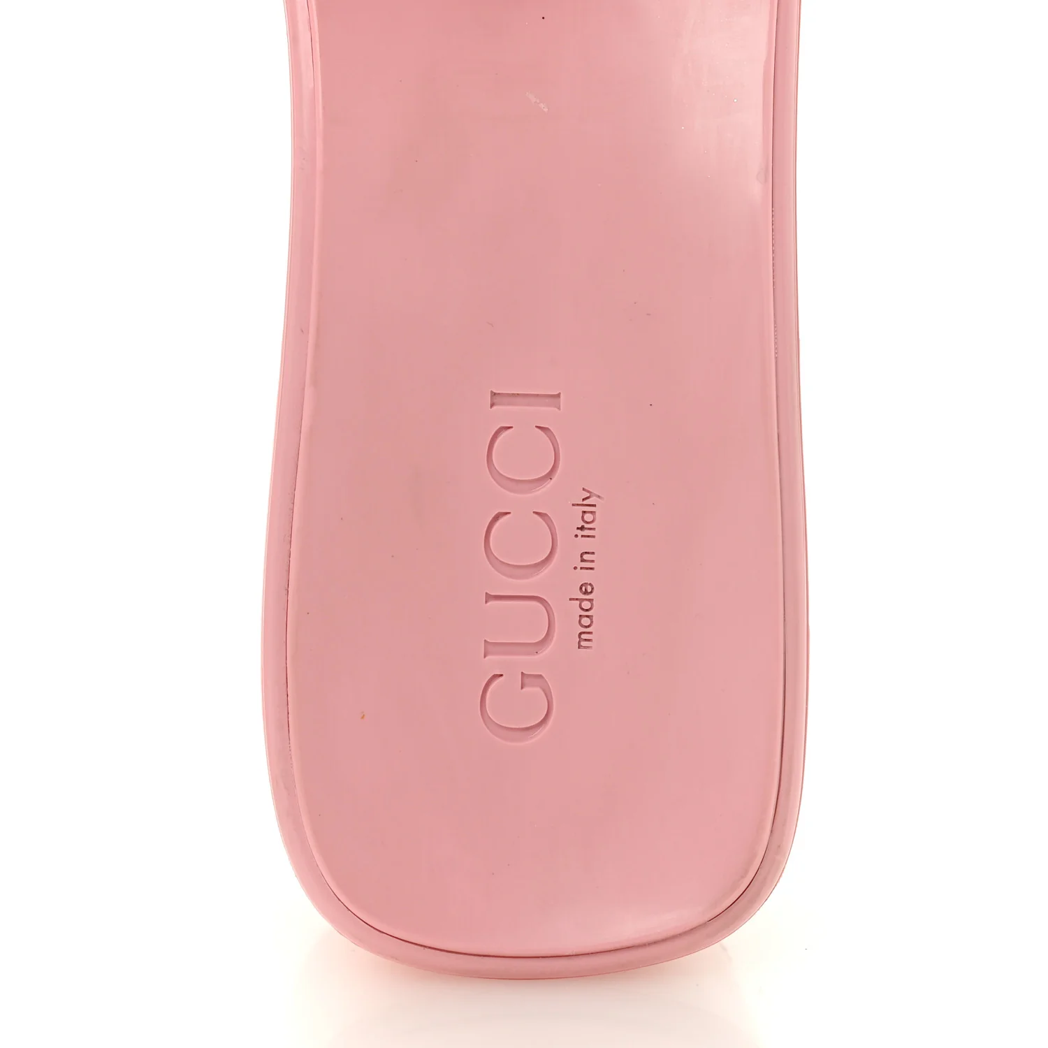 Rubber Gucci Logo Womens Platform 20/60mm Slide Sandals 41 Wild Rose - Image 7