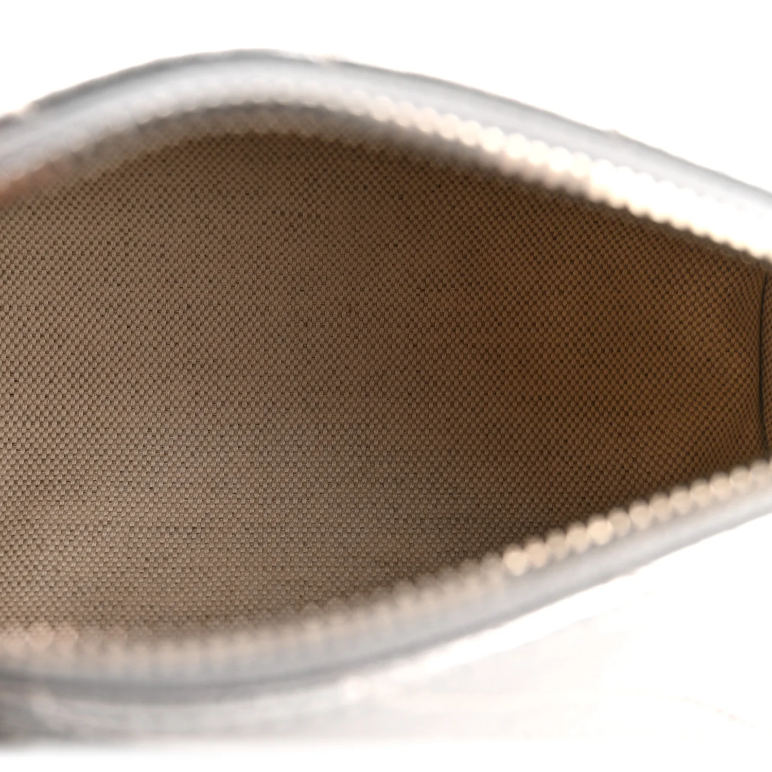Sakai Be Green Calfskin Diagonal Stitched Mini Blondie Barrel Shoulder Bag Silver - Image 5