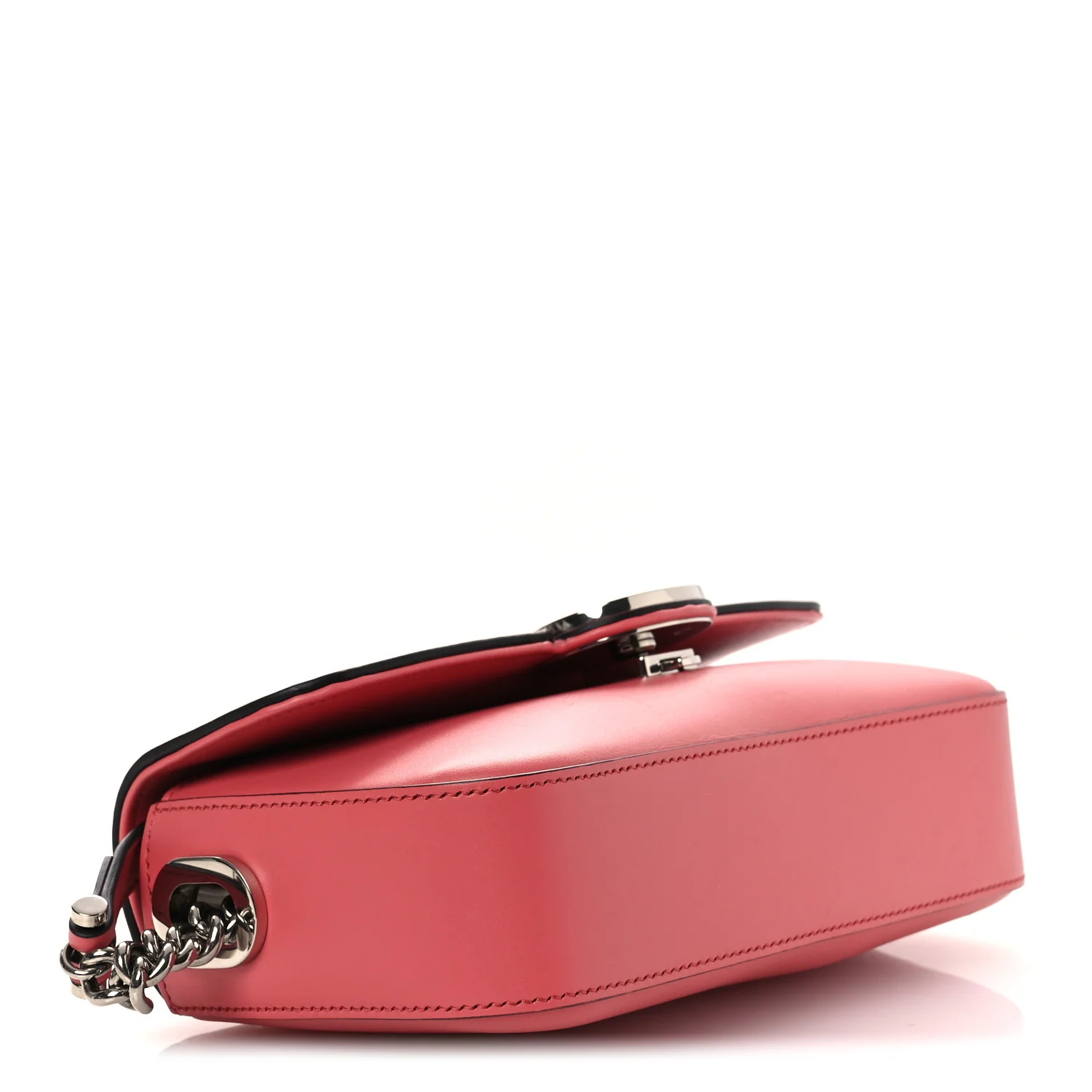 Senna Calfskin Petite GG Top Handle Shoulder Bag Pink - Image 4