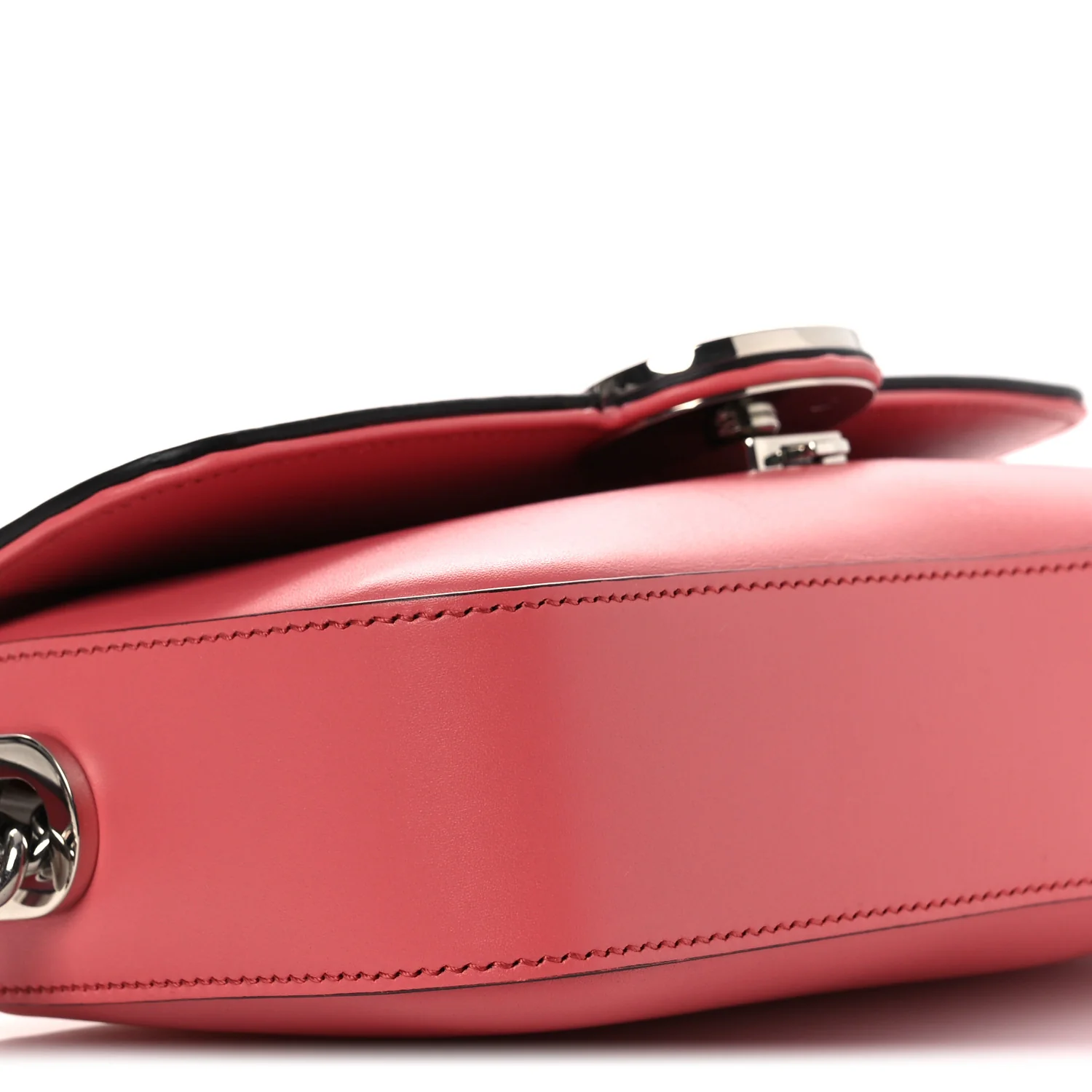 Senna Calfskin Petite GG Top Handle Shoulder Bag Pink - Image 9