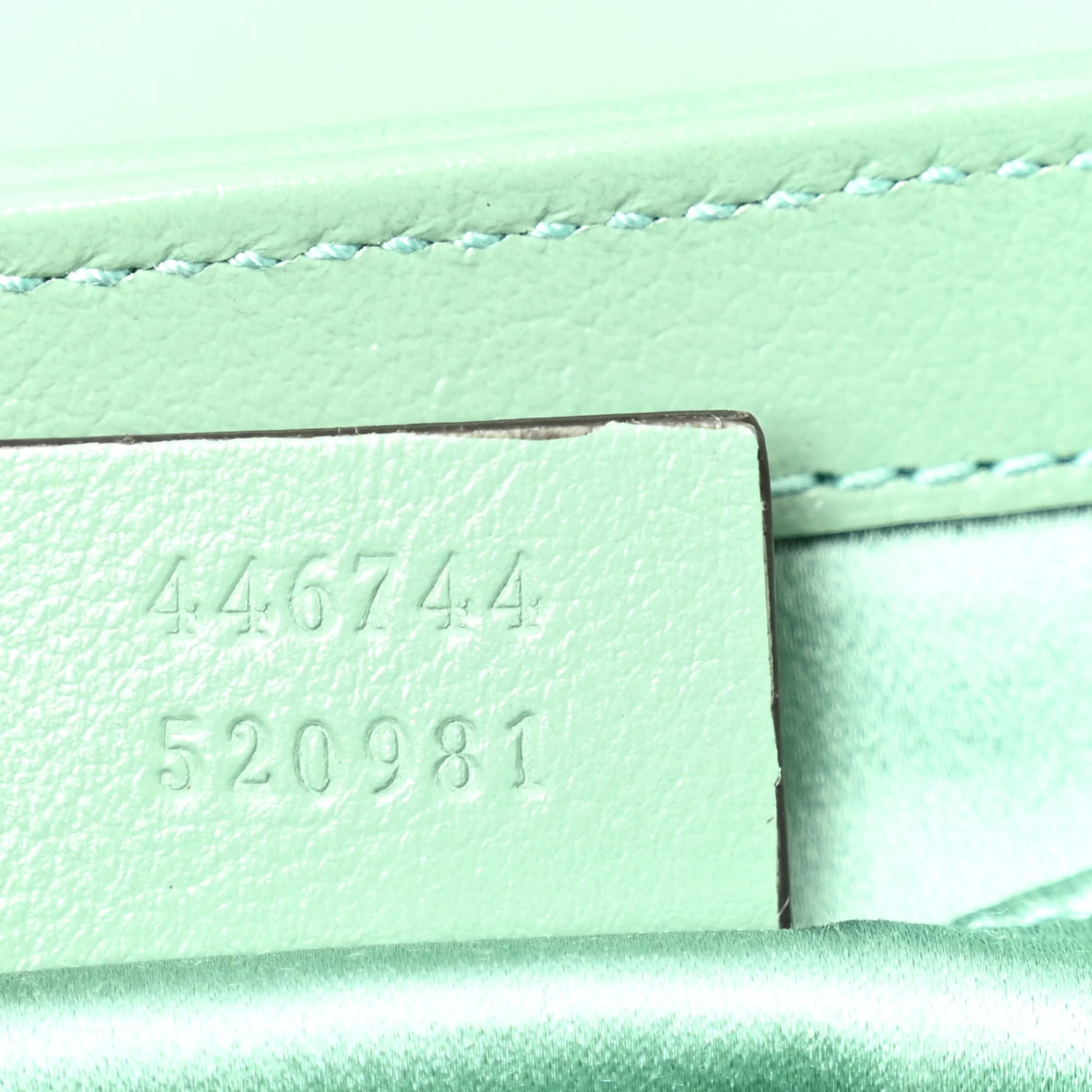 Sequin Matelasse Mini GG Marmont Shoulder Bag Water Green Verde Chiaro Light Water Green - Image 7