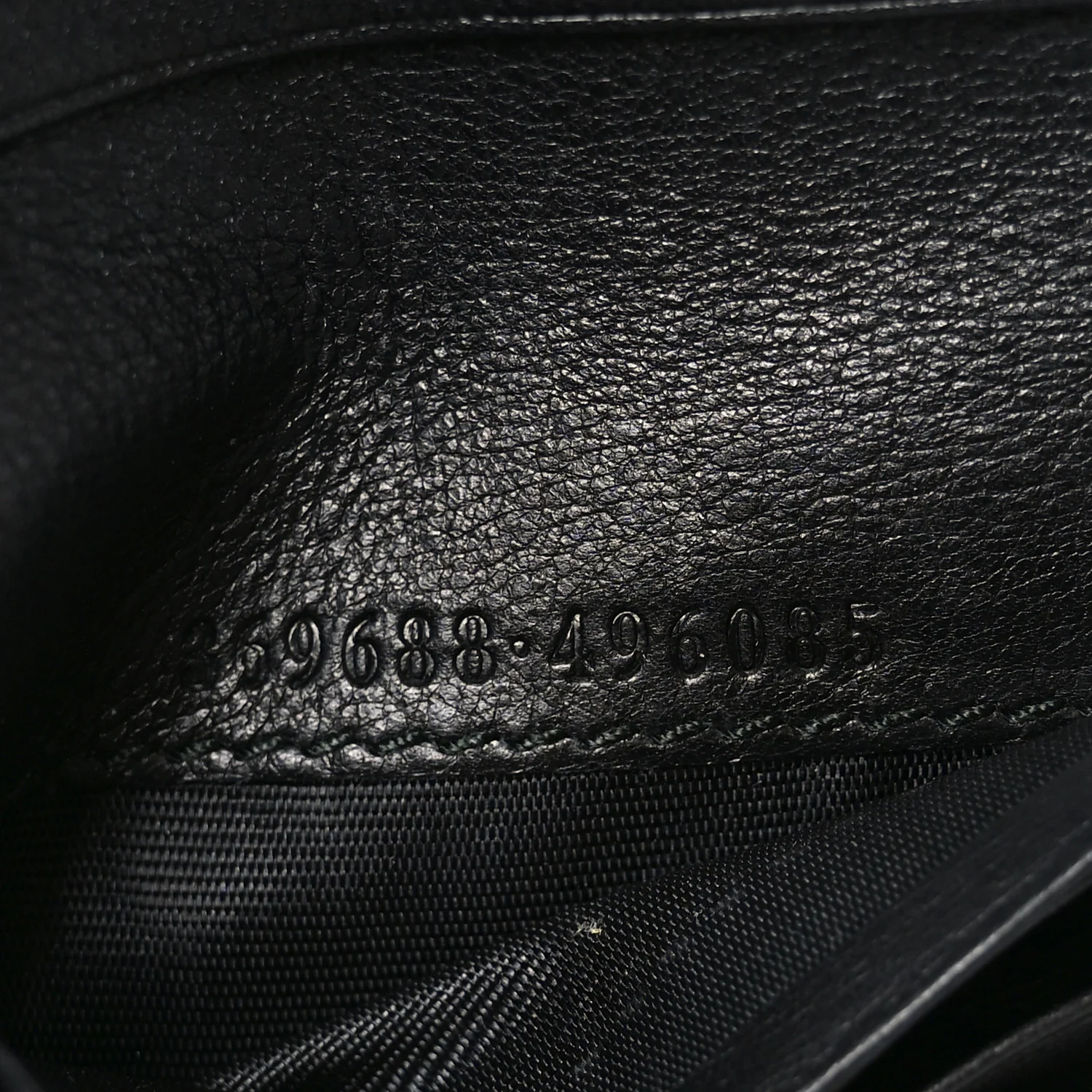 Shade Lux Calfskin Swarovski Crystal Mini GG Sparkling French Flap Wallet Black - Image 7