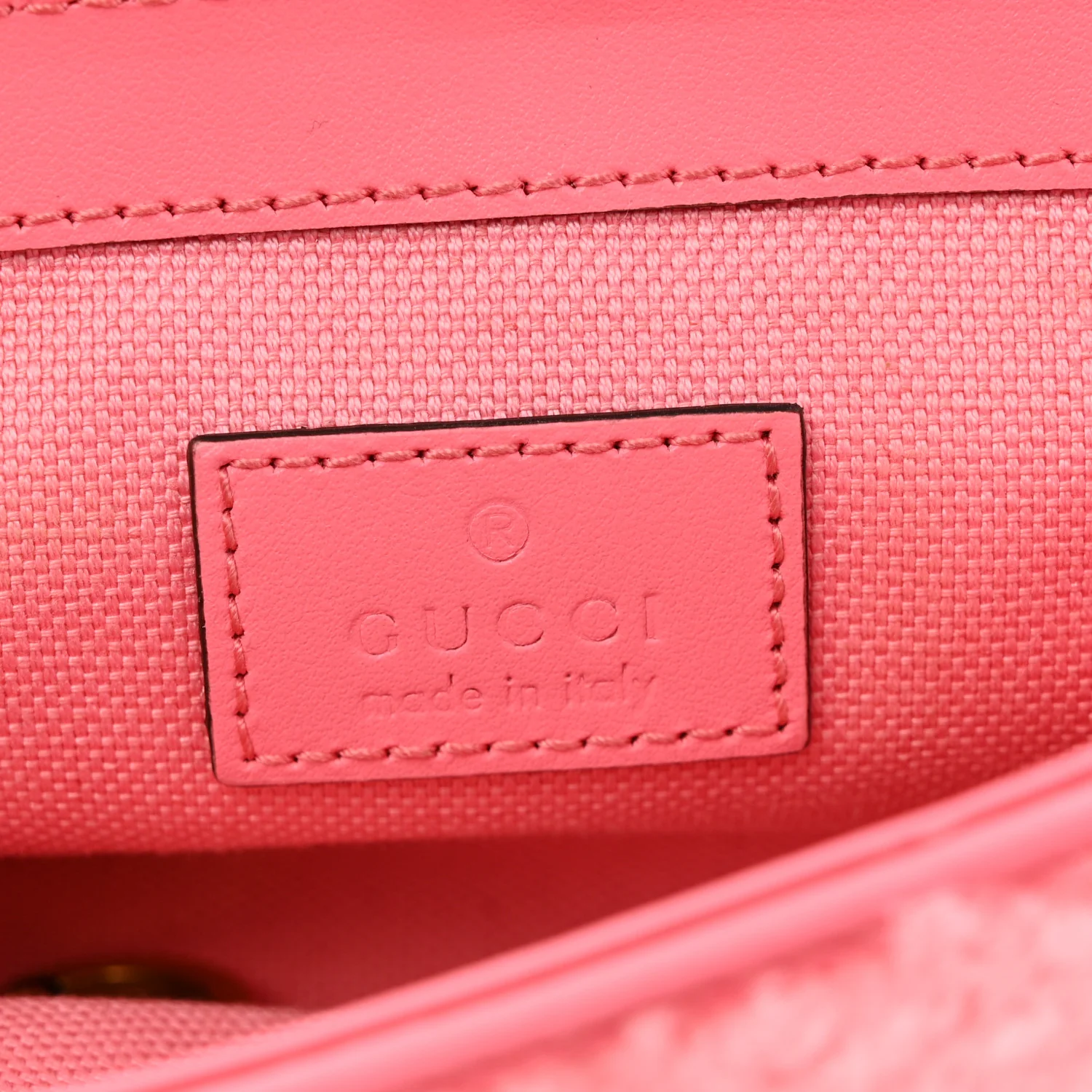 Shearling Matelasse Super Mini GG Marmont Shoulder Bag Lotus Pink - Image 6