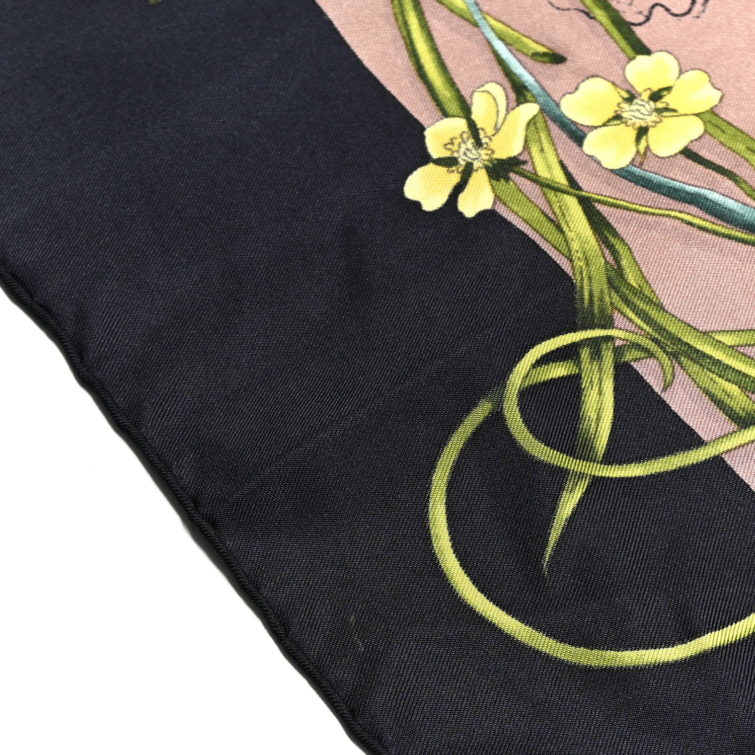 Silk Flora Infinity Chrissy Square Scarf Taupe Black - Image 8