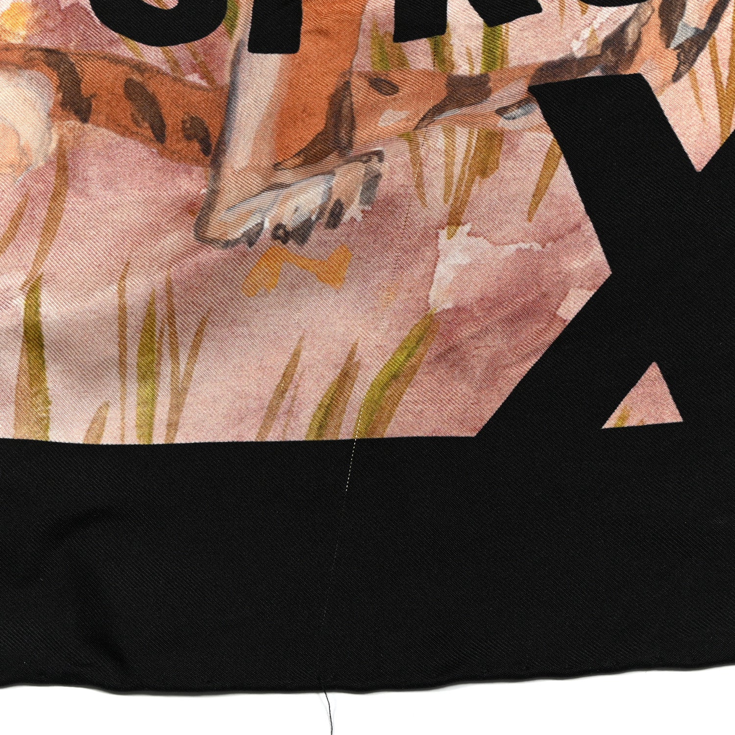 Silk Guccify Yourself Printed Scarf Black Multicolor - Image 4
