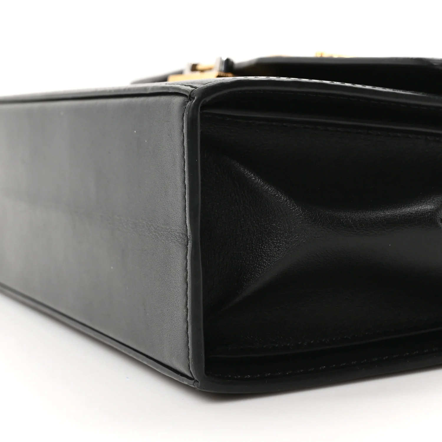 Smooth Calfskin Small Zumi Shoulder Bag Black - Image 10