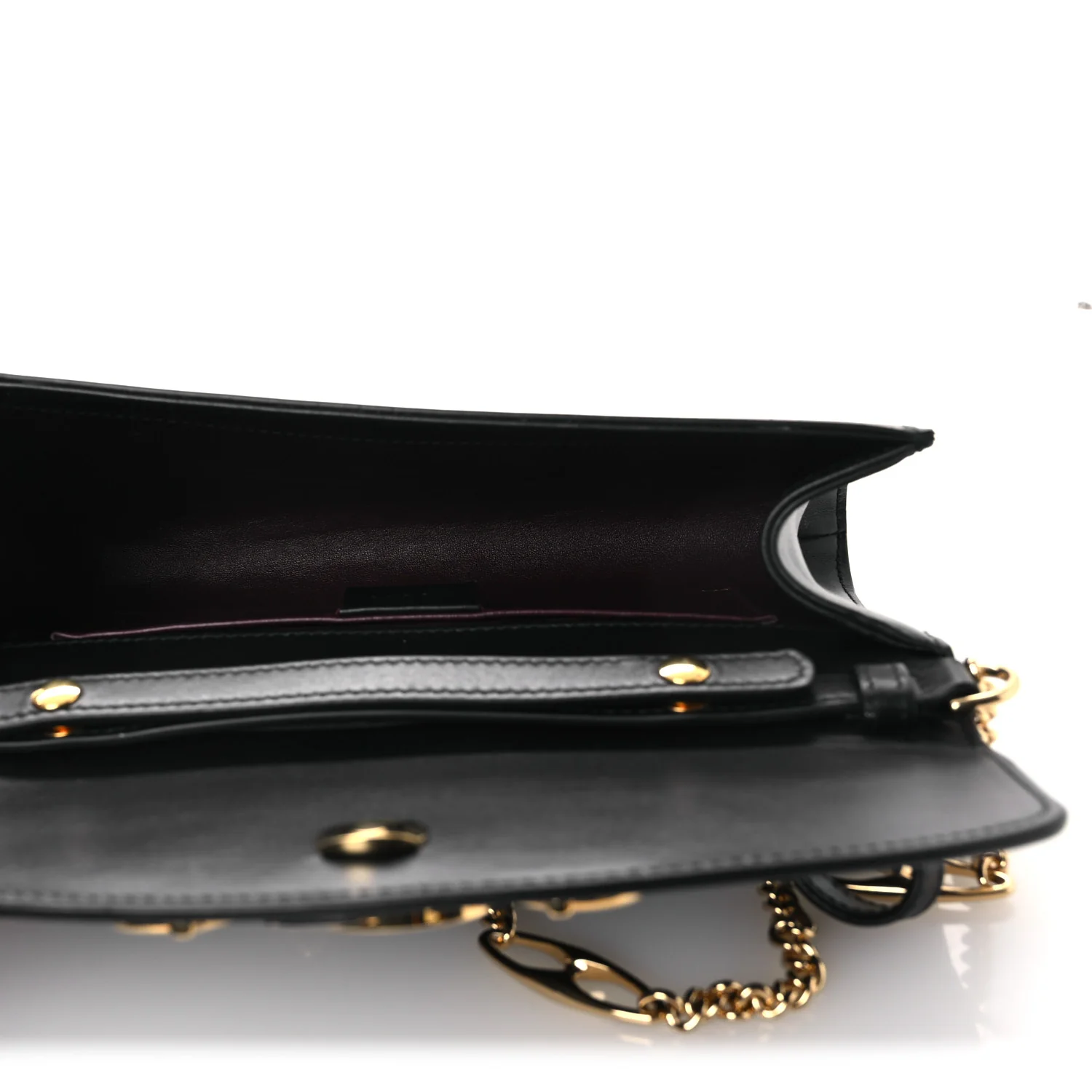 Smooth Calfskin Small Zumi Top Handle Shoulder Bag Black - Image 5