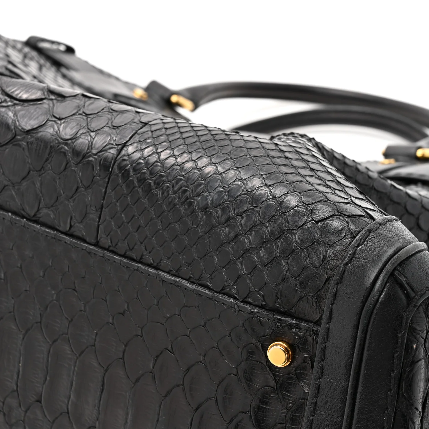 Snakeskin Large GG Running Tote Black - Image 14