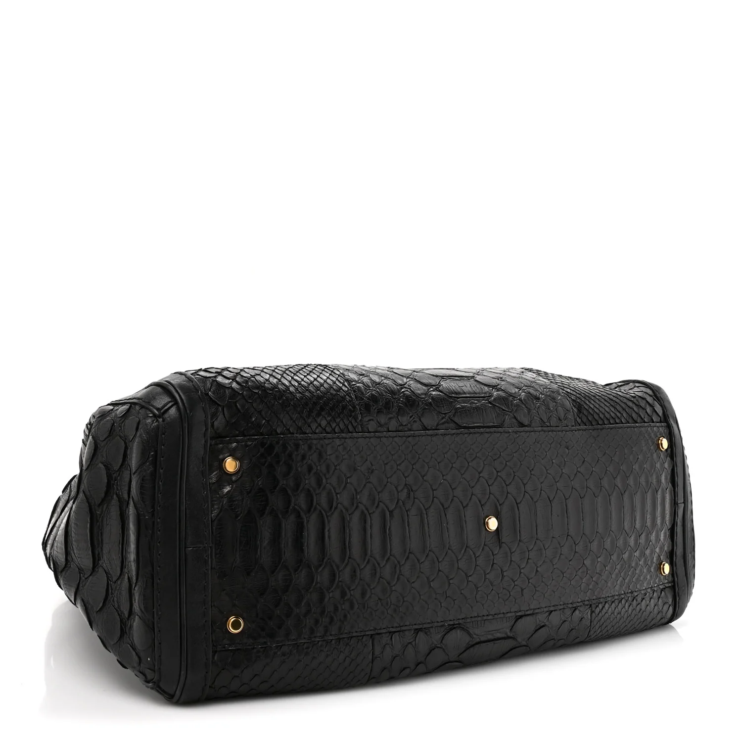 Snakeskin Large GG Running Tote Black - Image 4