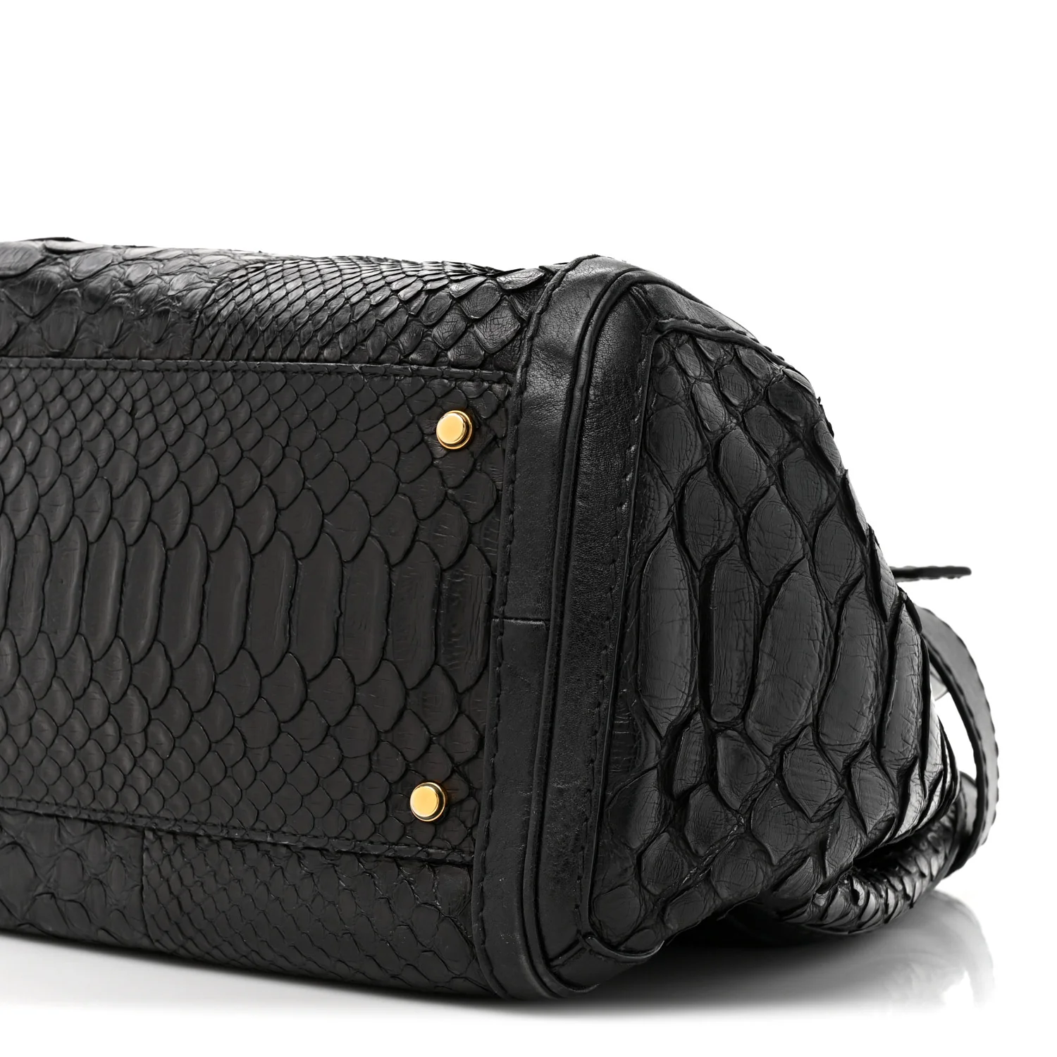 Snakeskin Large GG Running Tote Black - Image 9