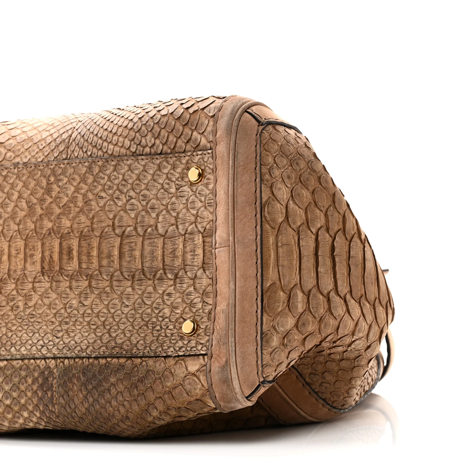 Snakeskin Large GG Running Tote Brown - Image 9