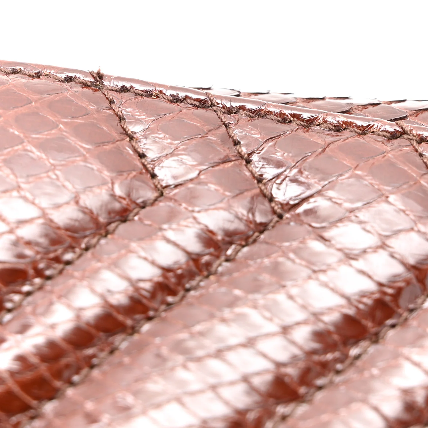 Snakeskin Matelasse Medium GG Marmont Slim Tote Brown - Image 14