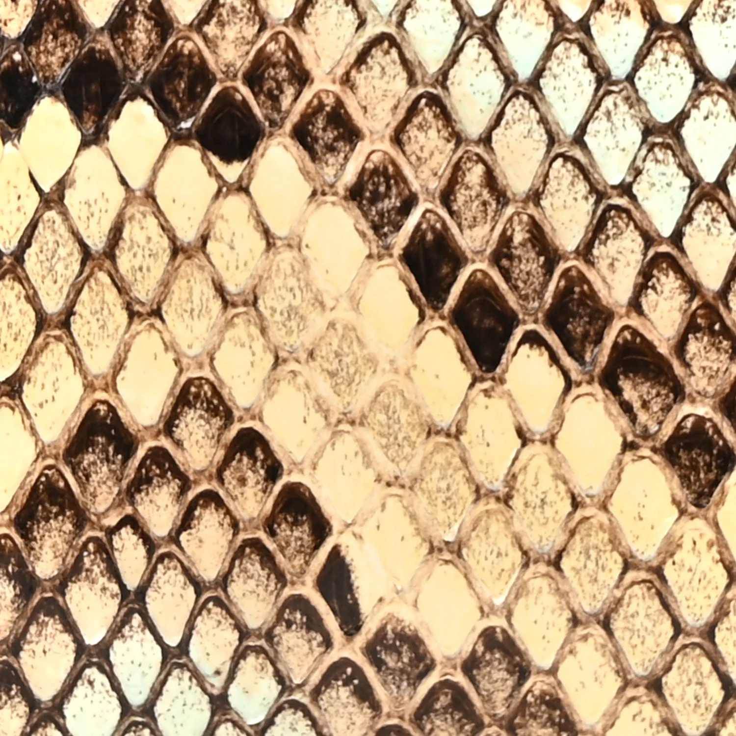Snakeskin Ostrich Diana Continental Wallet Butter Ivory Paradise Cloud Natural Gold - Image 7