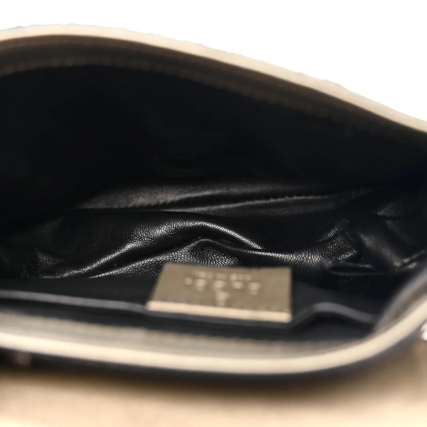 Snakeskin Small 1973 Chain Shoulder Bag Gunmetal - Image 5