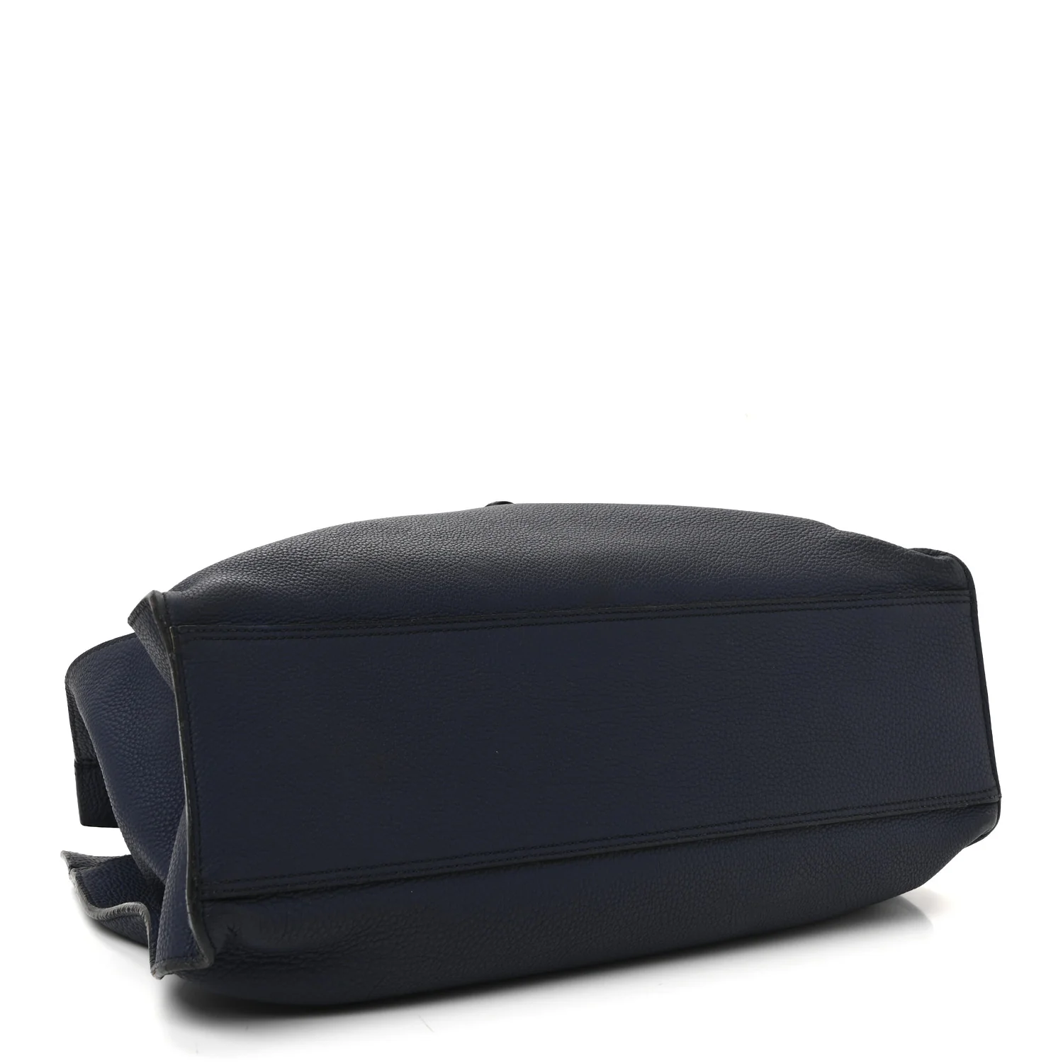 Soft Calfskin Medium Jackie Top Handle Bag Classic Blue Marine - Image 4