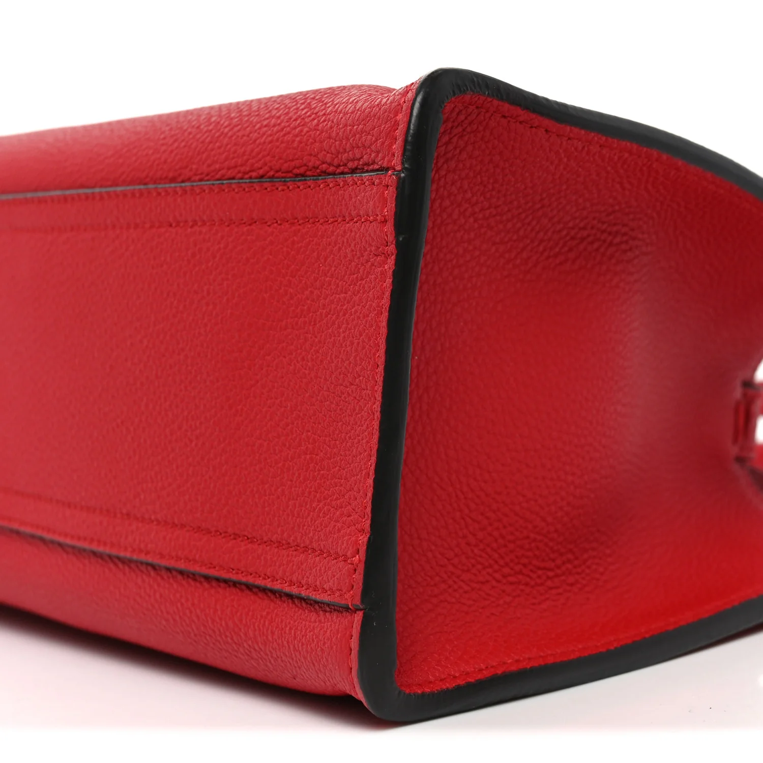 Soft Calfskin Small Jackie Top Handle Bag Hibiscus Red - Image 10