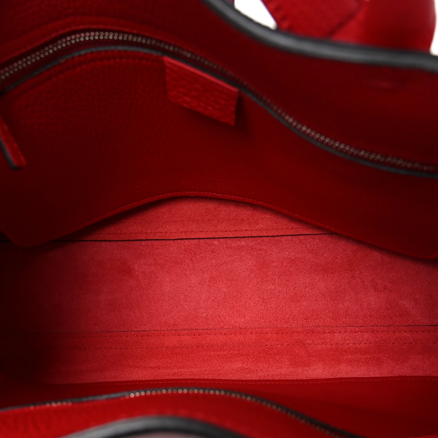 Soft Calfskin Small Jackie Top Handle Bag Hibiscus Red - Image 5