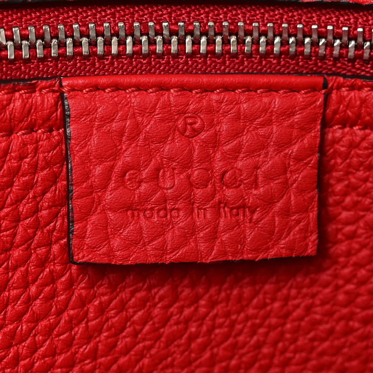 Soft Calfskin Small Jackie Top Handle Bag Hibiscus Red - Image 6