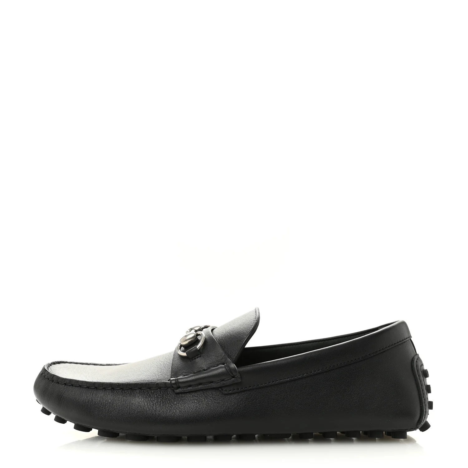 Soft Clove Calfskin Mens Horsebit Driver Loafers 9 Black