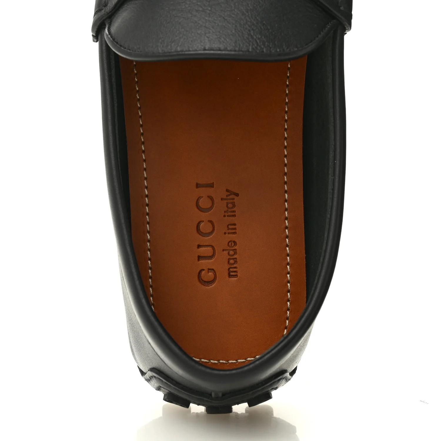 Soft Clove Calfskin Mens Horsebit Driver Loafers 9 Black - Image 7