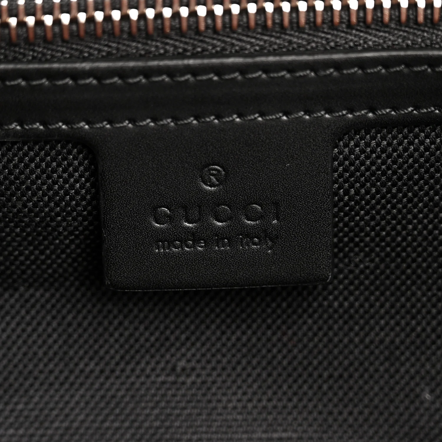 Soft GG Supreme Monogram Appia Calfskin Web Large Carry On Duffle Bag Black Grey - Image 5