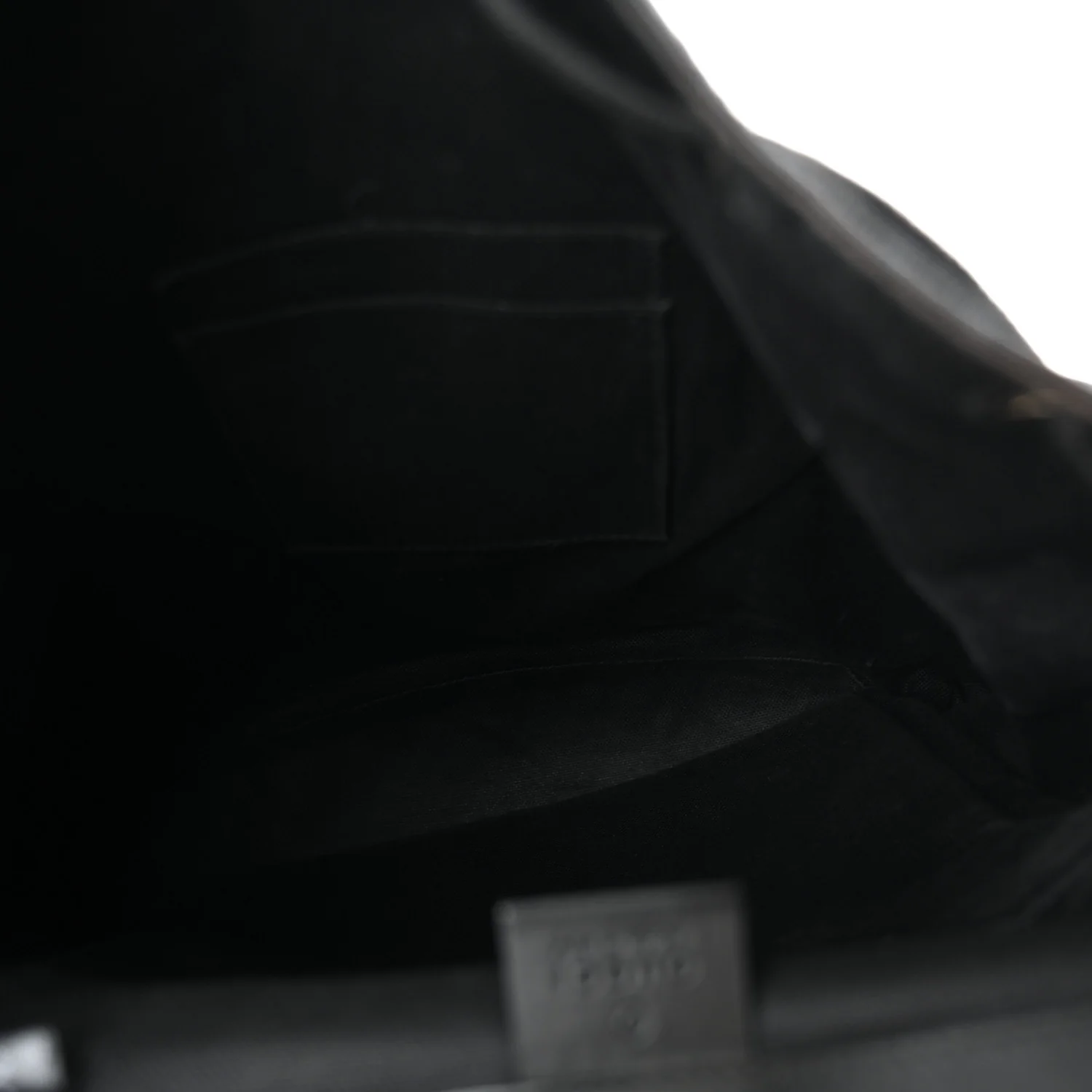 Soft GG Supreme Monogram Calfskin Web Double Buckle Backpack Black - Image 5