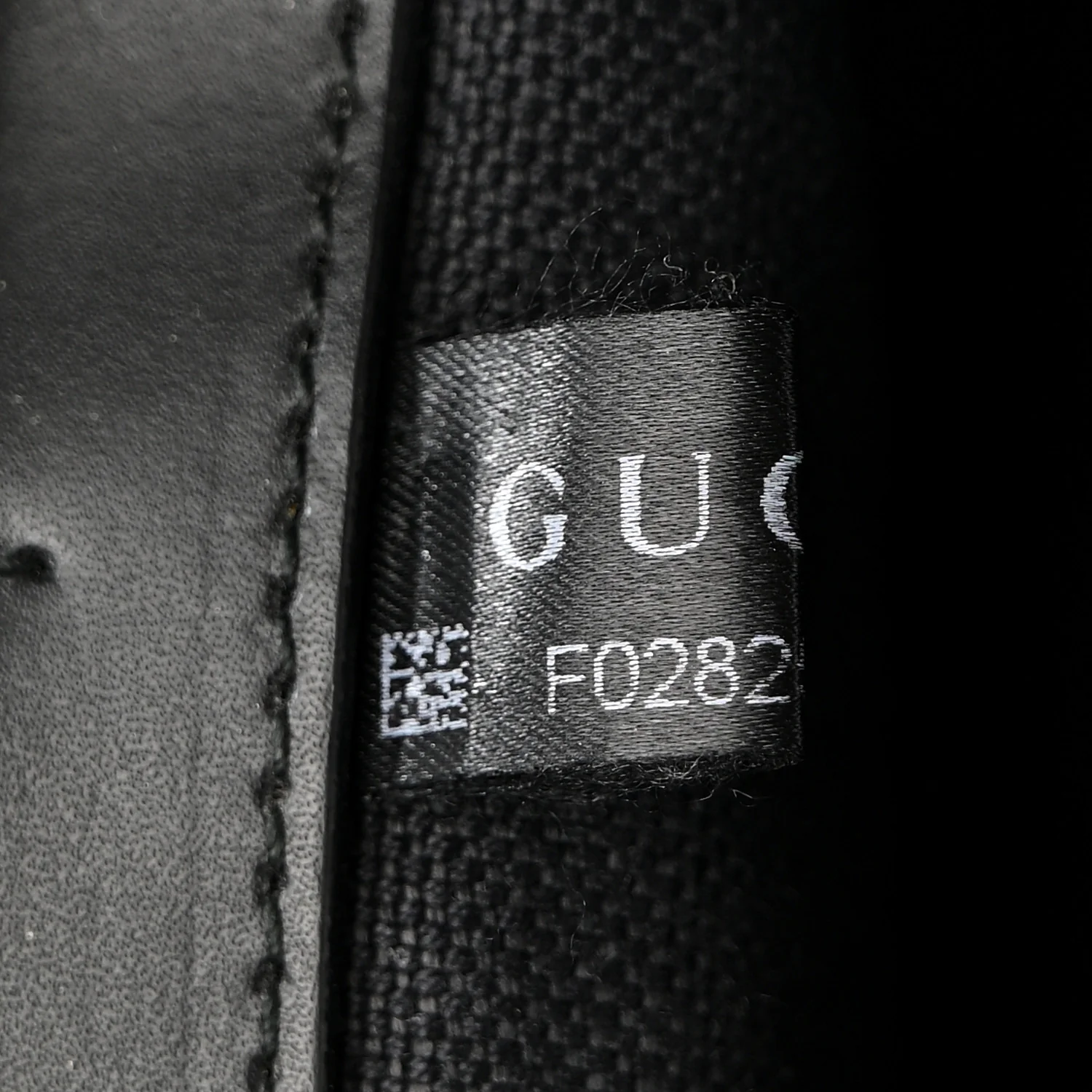 Soft GG Supreme Monogram Calfskin Web Double Buckle Backpack Black - Image 8
