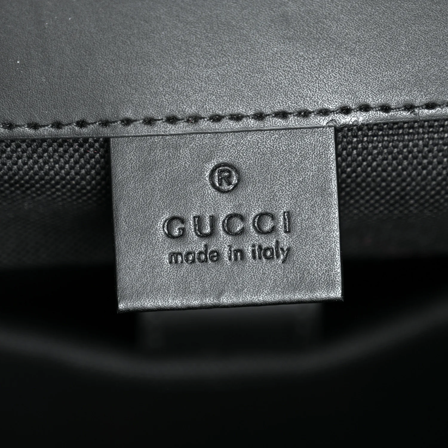 Soft GG Supreme Monogram Calfskin Web Double Buckle Backpack Black - Image 6