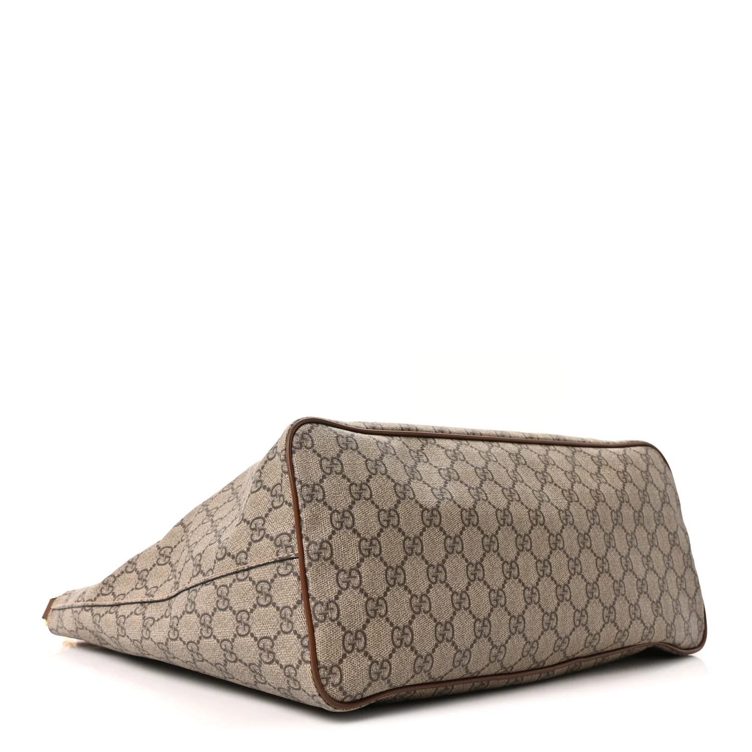 Soft GG Supreme Monogram Medium Crossbody Tote Beige Cuir - Image 7