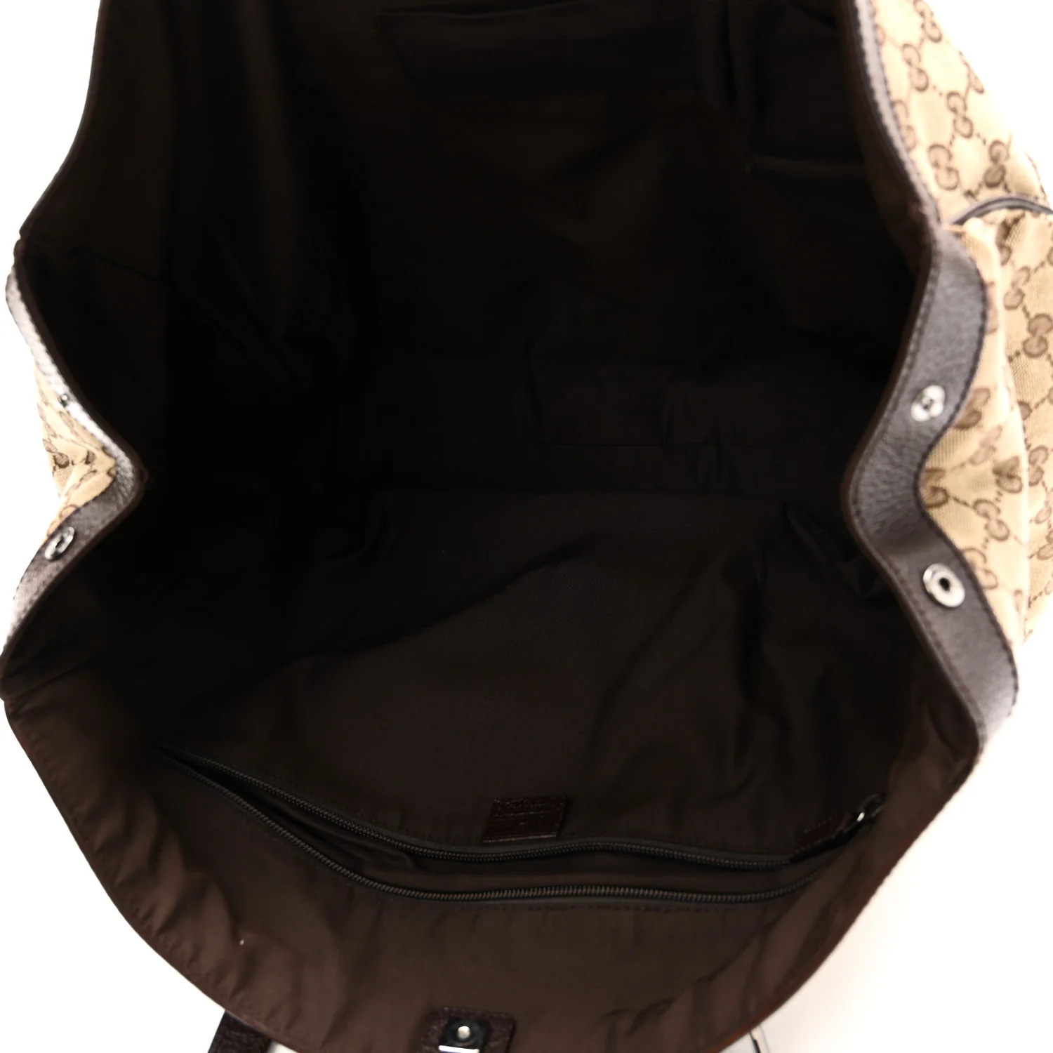 Soft GG Supreme Monogram Tote Dark Brown - Image 5