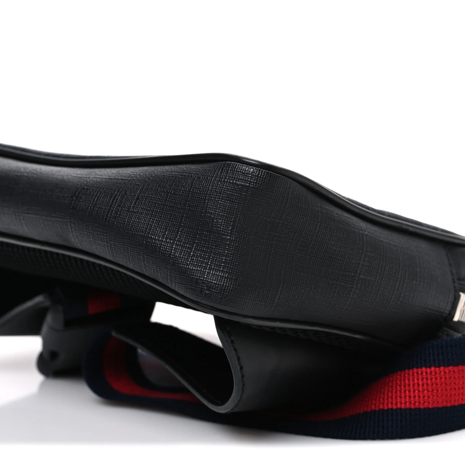 Soft GG Supreme Monogram Web Belt Bag Black Grey - Image 10